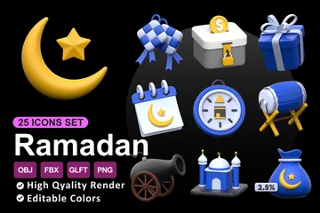 Ramadan Pack 3D Icon