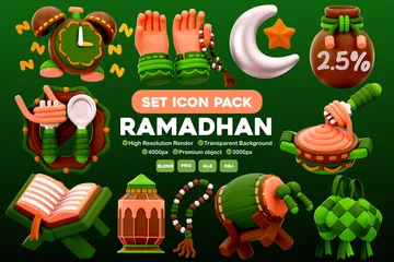 Ramadan 3D Icon Pack