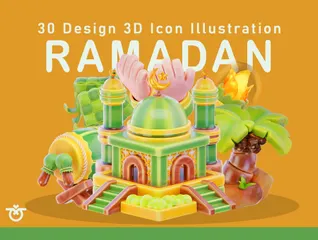 Ramadan 3D Icon Pack