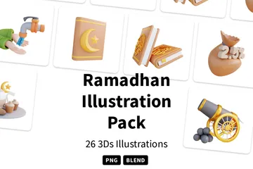 Ramadan 3D Icon Pack