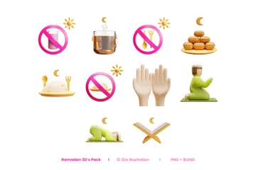 Ramadan 3D Icon Pack