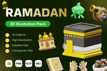 Ramadan 3D Icon Pack