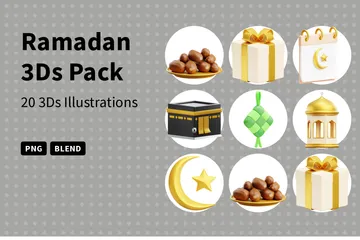 Ramadan 3D Icon Pack