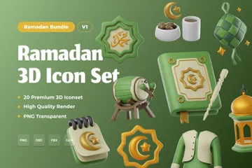 Ramadan 3D Icon Pack