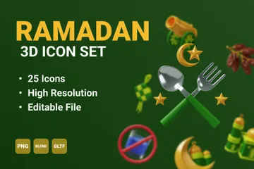 Ramadan 3D Icon Pack