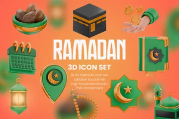 Ramadan 3D Icon Pack