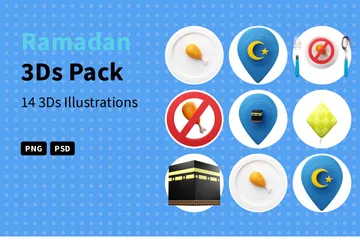 Ramadan 3D Icon Pack