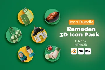 Ramadan 3D Icon Pack