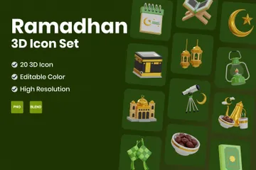 Ramadan 3D Icon Pack