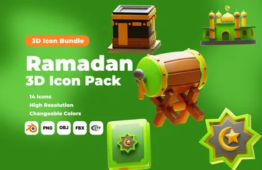 RAMADAN 3D Icon Pack