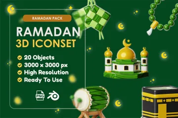 Ramadan 3D Icon Pack