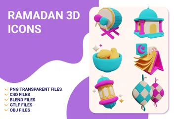 Ramadan 3D Icon Pack