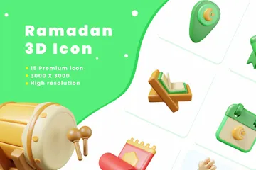 Ramadan 3D Illustration Pack