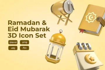 Ramadan et Aïd Moubarak Pack 3D Icon
