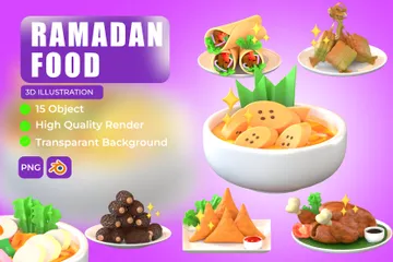 Ramadan-Essen 3D Icon Pack