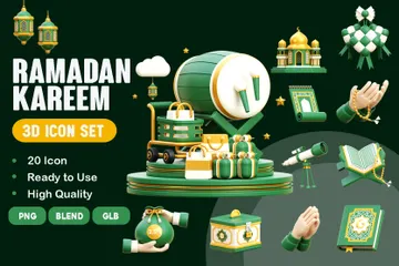 Kareem Ramadan Pack 3D Icon