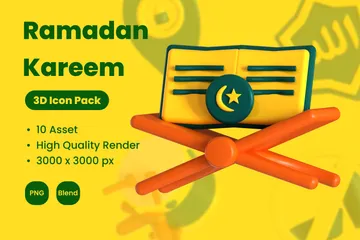 Ramadan Kareem 3D Icon Pack