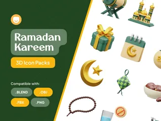 Kareem Ramadan Pack 3D Icon