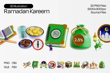 Mois du Ramadan Pack 3D Icon