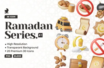 Ramadan Series 2 3D Icon Pack