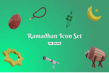 Ramadhan 3D Icon Pack