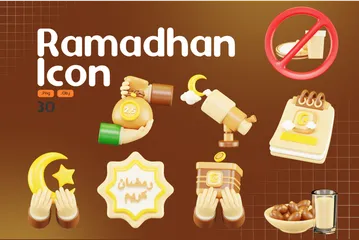 Ramadhan 3D Icon Pack