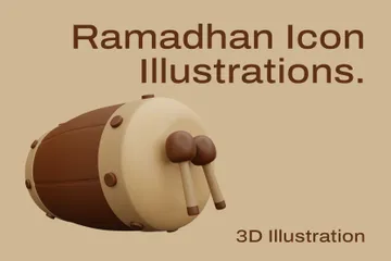 Ramadhan 3D Icon Pack