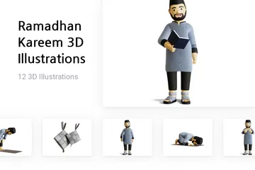 Ramadhan Kareem 3D Illustration Pack