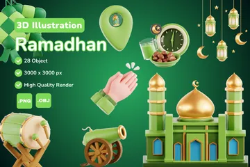 Ramadhan Karim Pack 3D Icon