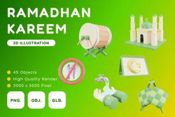 Ramadhan Karim Pack 3D Icon