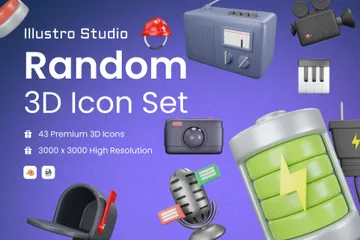 Random 3D Icon Pack