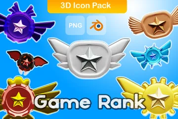 Rank 3D Icon Pack