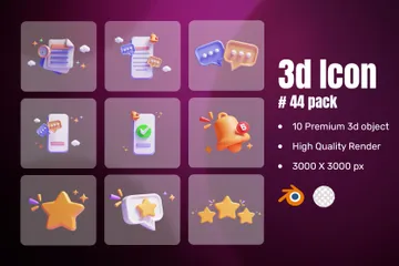 Rating 3D Icon Pack