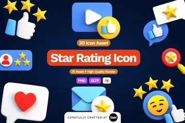 Ratings And Feedback 3D Icon Pack