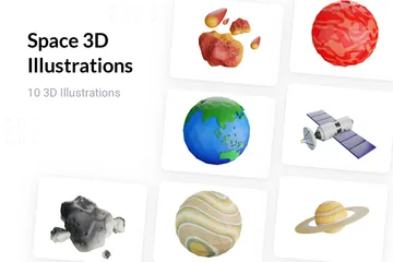 Raum 3D Illustration Pack