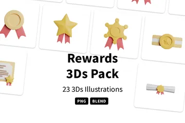 Recompensas Paquete de Icon 3D