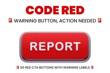 Red CTA Buttons 3D Icon Pack