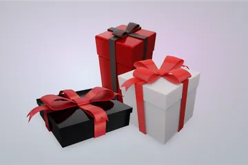 Regalos elegantes Paquete de Icon 3D