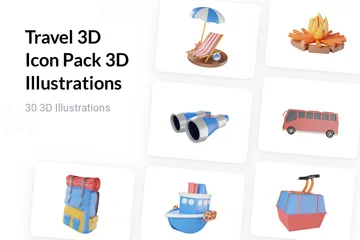 Reisen 3D Illustration Pack