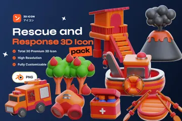 Rescue & Response 3D Icon Pack