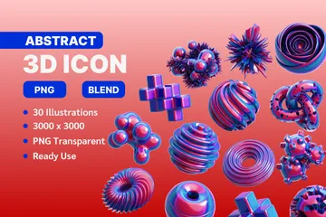 Abstracto Paquete de Icon 3D