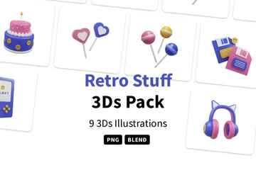 Retro-Sachen 3D Icon Pack