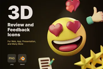 Review And Feedback 3D Emoji Pack