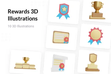 Rewards 3D Illustration Pack