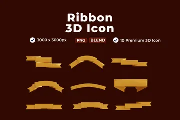 Ribbon 3D Icon Pack