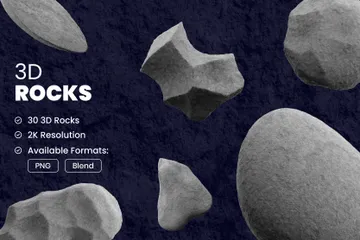 Rocks 3D Icon Pack