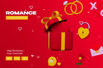 Romance 3D Icon Pack