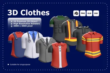 Ropa Paquete de Icon 3D