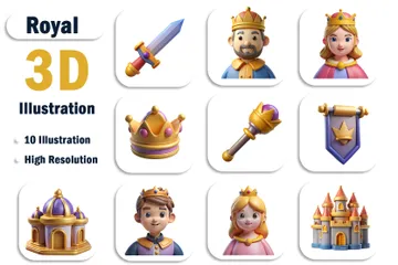 Royal Pack 3D Icon