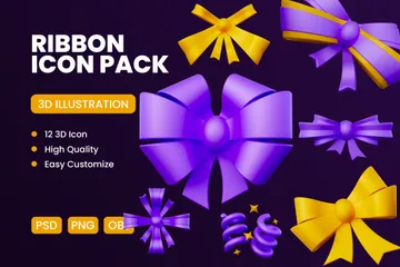 Ruban Pack 3D Icon